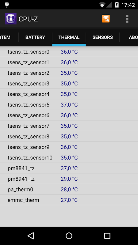 CPU-Z app screenshot 5