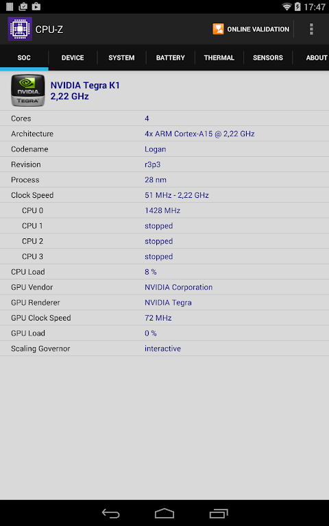 CPU-Z app screenshot 8