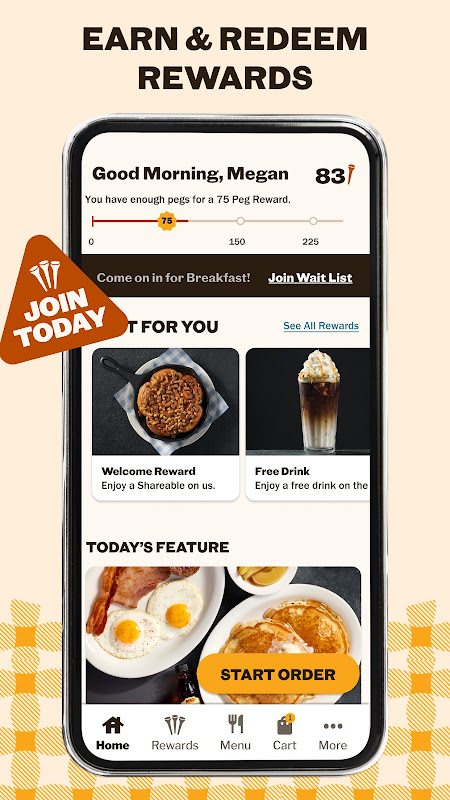 Cracker Barrel app screenshot 1