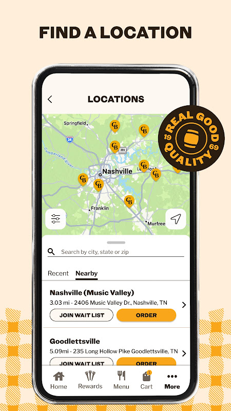Cracker Barrel app screenshot 5