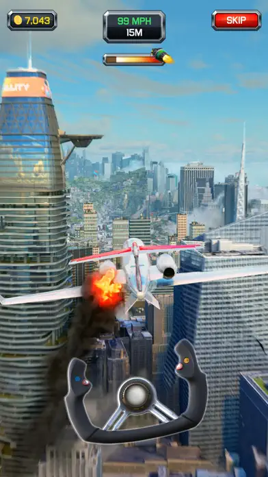 Crazy Plane Landing app screenshot 1