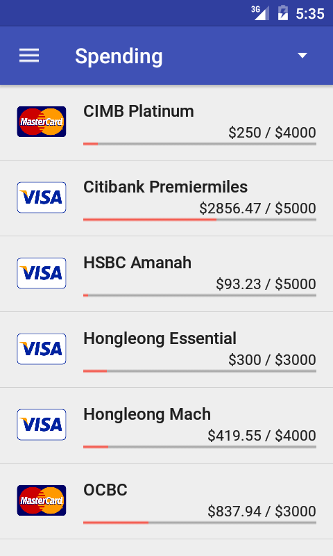 Credit Card Manager app screenshot 4