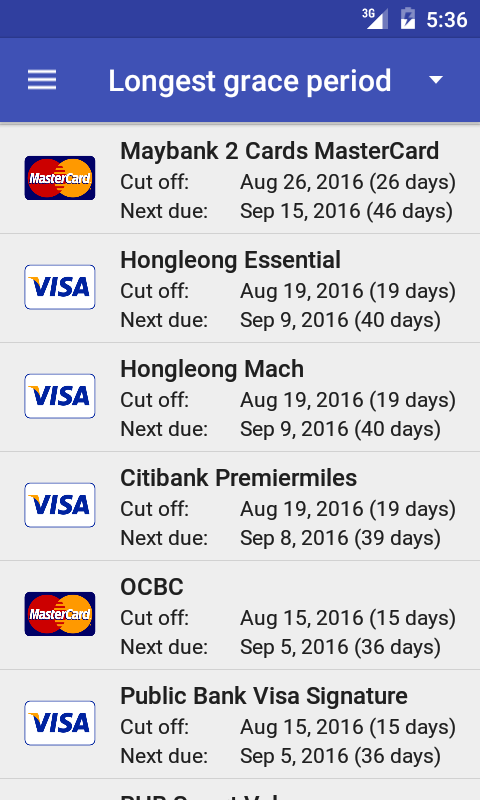 Credit Card Manager app screenshot 6