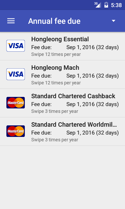 Credit Card Manager app screenshot 7