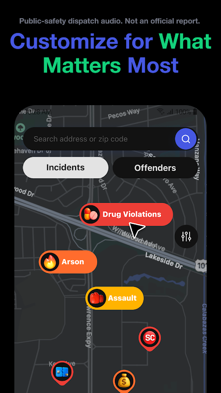 CrimeRadar: Dispatch Alerts app screenshot 4