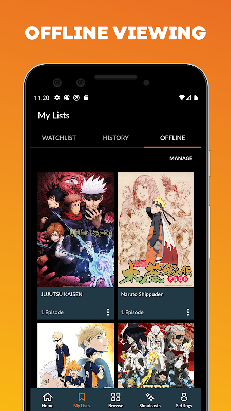 Crunchyroll app screenshot 2