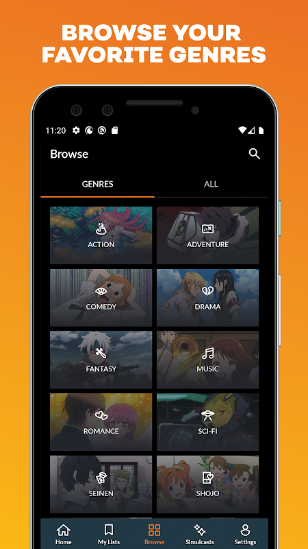 Crunchyroll app screenshot 3