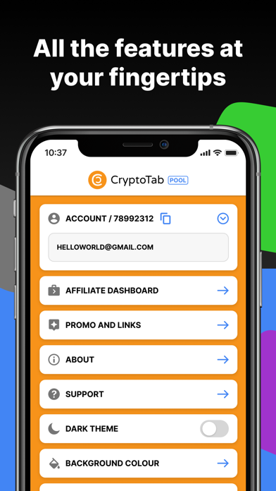 CT Pool: Crypto Mining App app screenshot 4