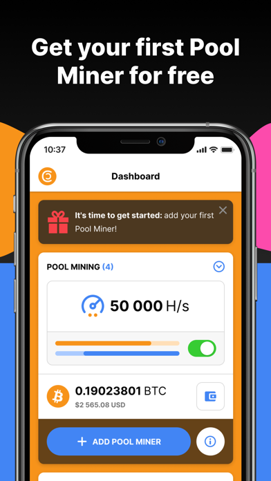 CT Pool: Crypto Mining App app screenshot 6