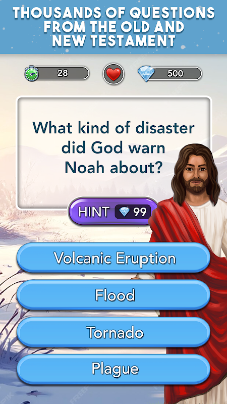 Daily Bible Trivia Bible Games app screenshot 1