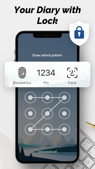 Daily Diary:Journal with Lock app screenshot 4