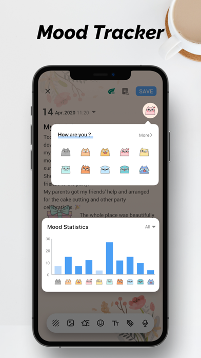 Daily Diary:Journal with Lock app screenshot 6