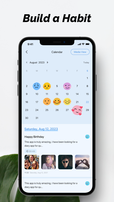 Daily Diary:Journal with Lock app screenshot 7