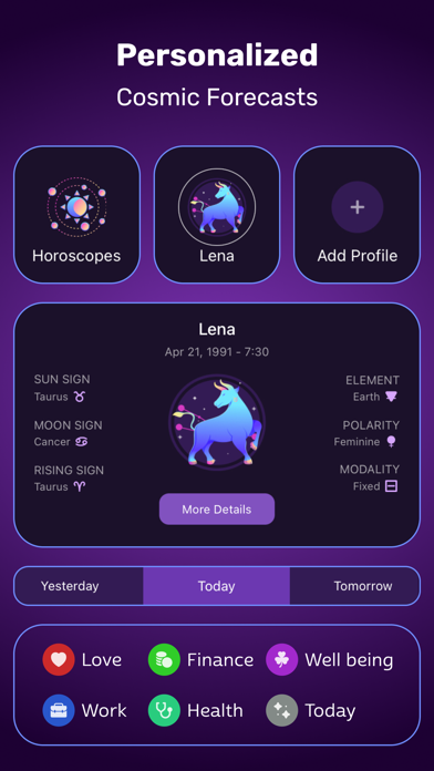 Daily Horoscope Launcher app screenshot 1