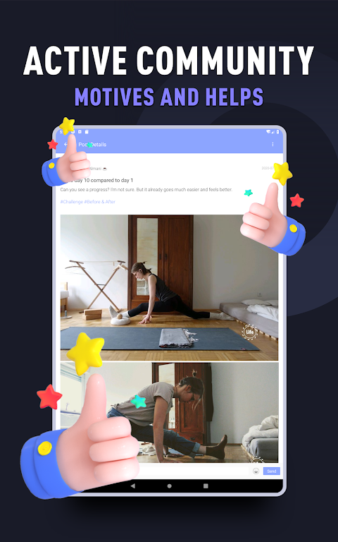 Daily Yoga: Fitness+Meditation app screenshot 1