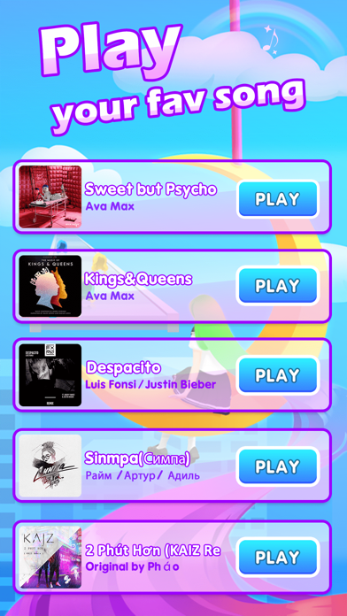 Dancing Hair – Music Race 3D app screenshot 1