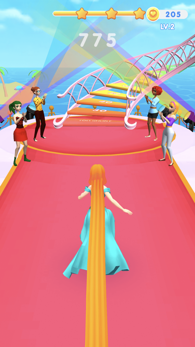 Dancing Hair – Music Race 3D app screenshot 8