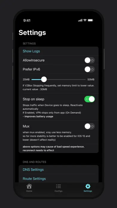 DarkTunnel – SSH DNSTT V2Ray app screenshot 4
