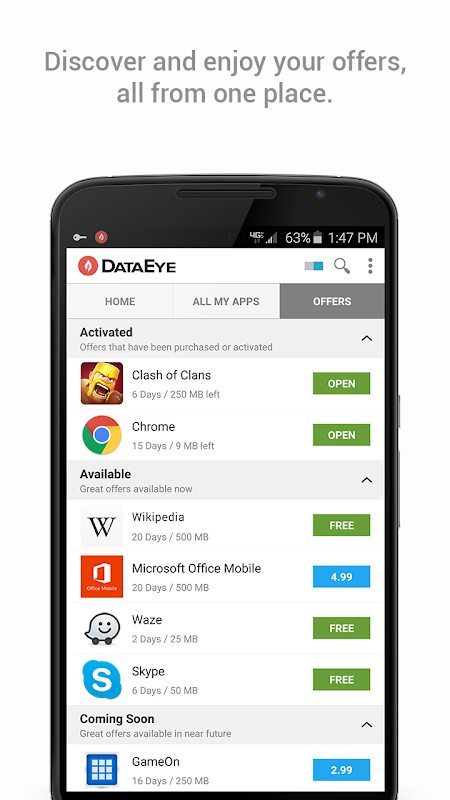 DataEye | Save Mobile Data app screenshot 2