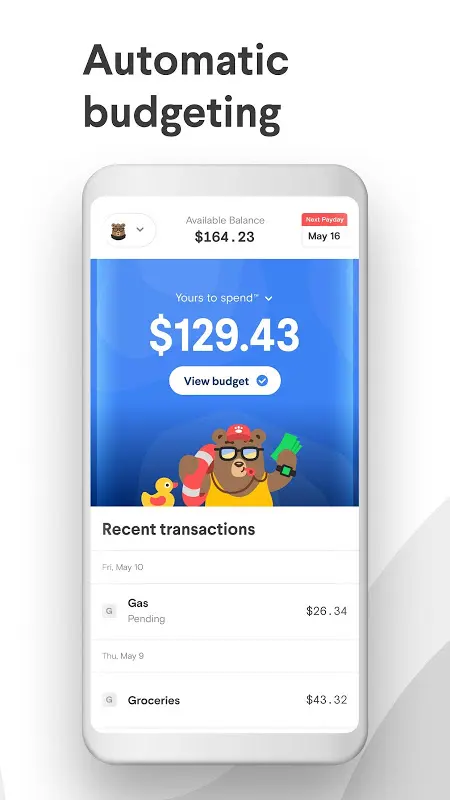 Dave – Banking & Cash Advance app screenshot 1