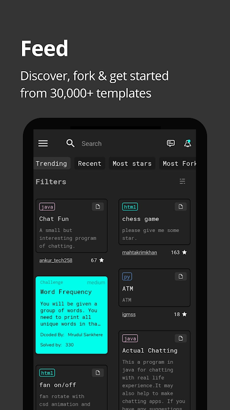 Dcoder, Compiler IDE :Code & P app screenshot 5