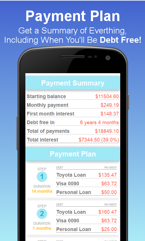 Debt Payoff Planner & Tracker app screenshot 5