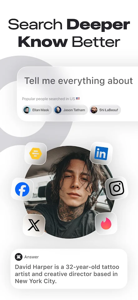 Deepsearch AI Search Assistant app screenshot 2