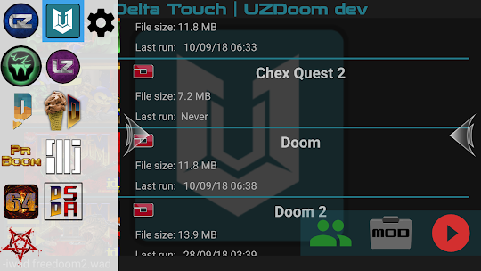 Delta Touch [7 x Doom engines] app screenshot 2