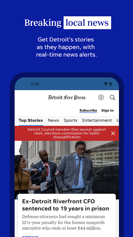 Detroit Free Press: Freep app screenshot 2