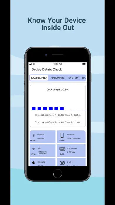 Device Info: View phone info app screenshot 2