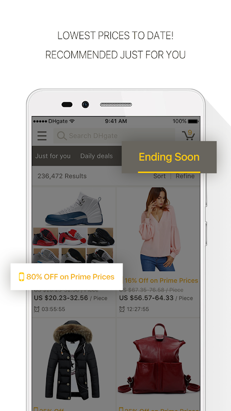 DHgate-online wholesale stores app screenshot 1