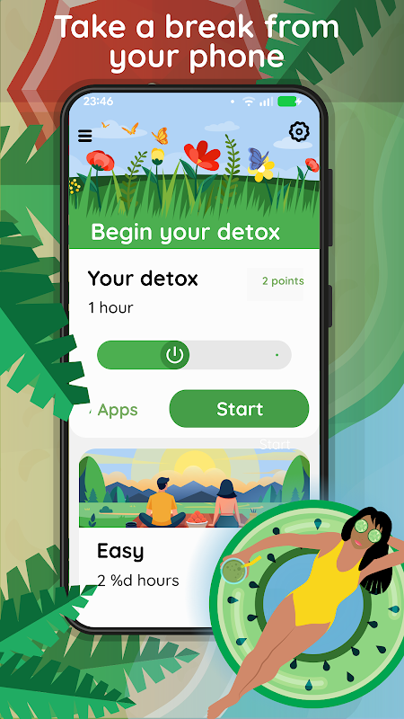 Digital Detox: Focus & Live app screenshot 1
