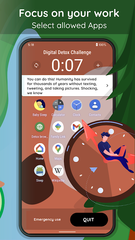 Digital Detox: Focus & Live app screenshot 2