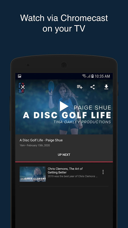 Disc Golf Network app screenshot 1