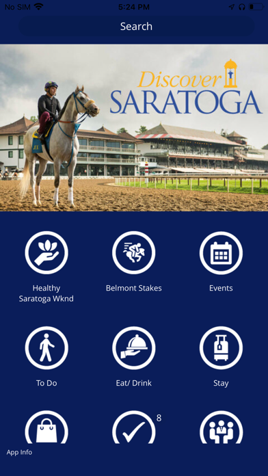 Discover Saratoga app screenshot 1