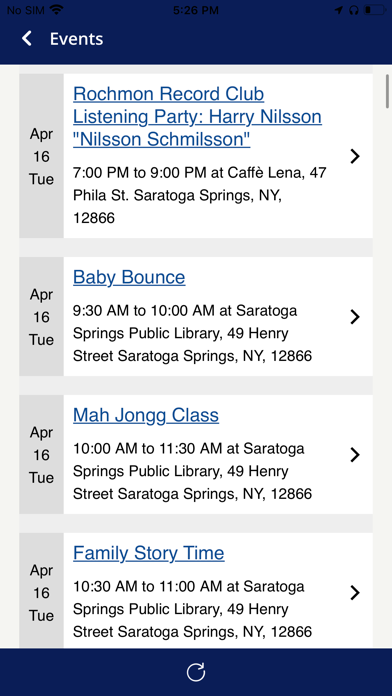 Discover Saratoga app screenshot 6