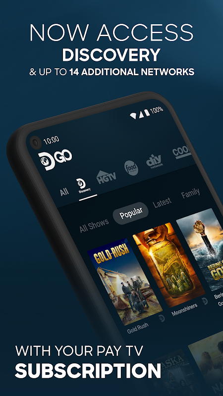 Discovery GO app screenshot 1