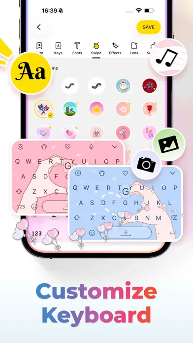 DIY color keyboard app screenshot 1