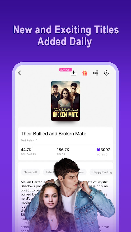 Dreame app screenshot 1