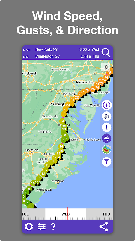 Drive Weather With Live Radar app screenshot 3