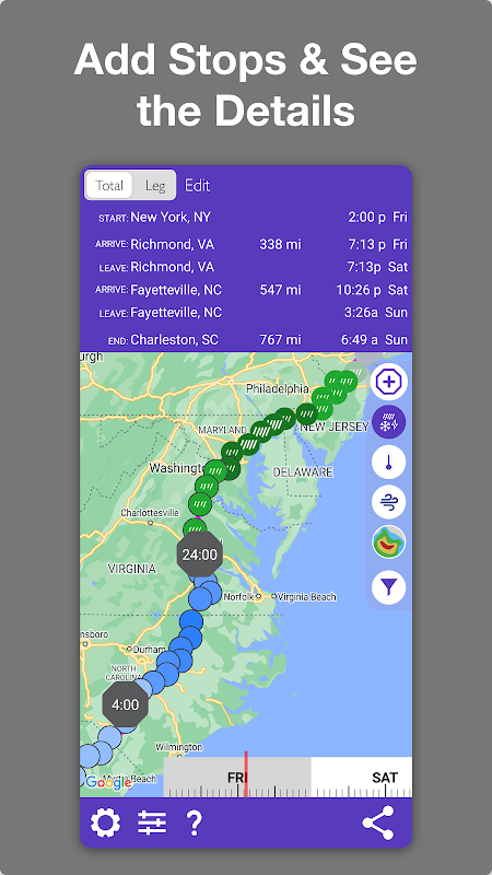 Drive Weather With Live Radar app screenshot 5