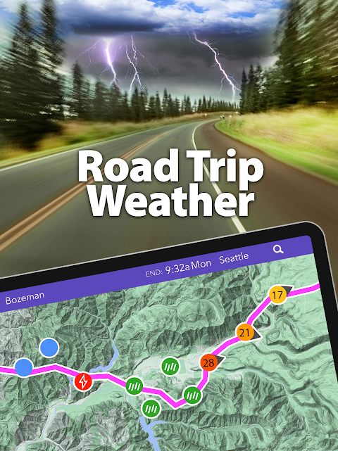 Drive Weather With Live Radar app screenshot 7