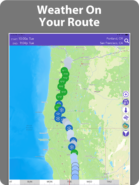 Drive Weather With Live Radar app screenshot 8
