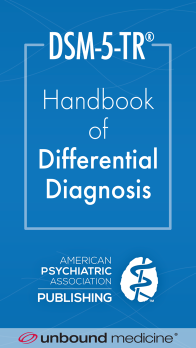 DSM-5-TR® Diagnostic Criteria app screenshot 1