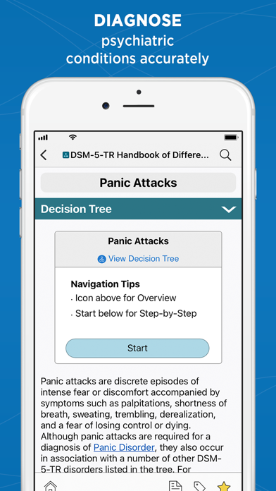 DSM-5-TR® Diagnostic Criteria app screenshot 2