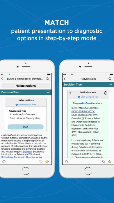 DSM-5-TR® Diagnostic Criteria app screenshot 3
