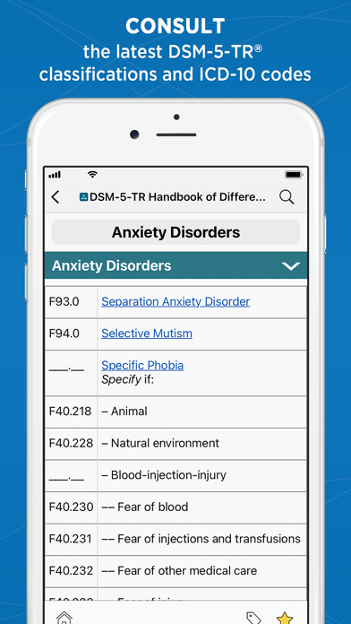 DSM-5-TR® Diagnostic Criteria app screenshot 6