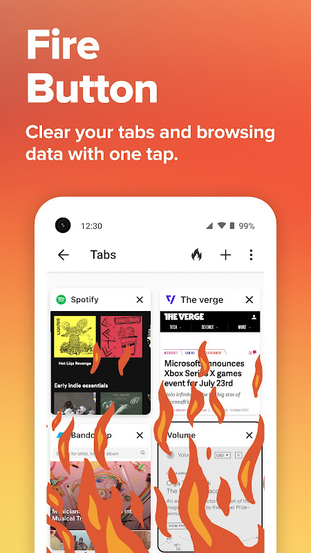 DuckDuckGo Private Browser app screenshot 1