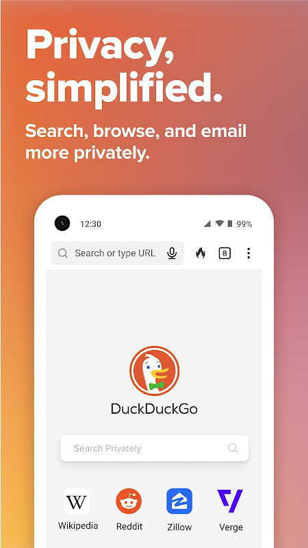 DuckDuckGo Private Browser app screenshot 3