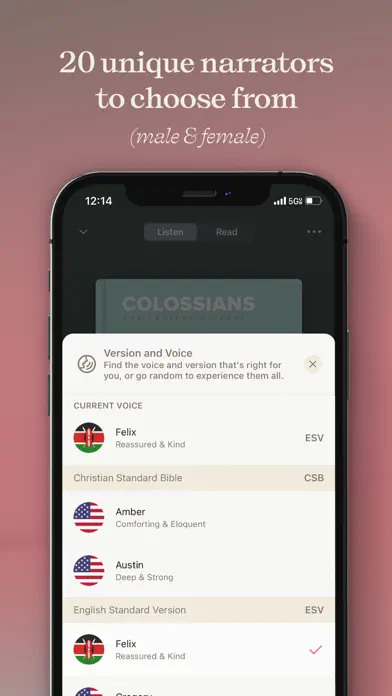Dwell: Audio Bible app screenshot 3